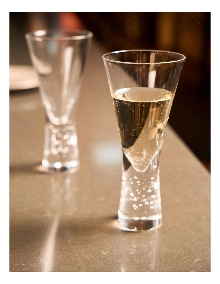 Willie White Wine Glass Set 2 Piece in Clear image 3