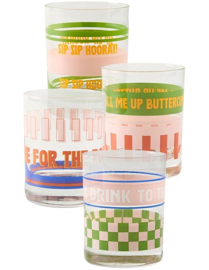 Sunnie Tumbler Set 4 Piece in Multi image 2