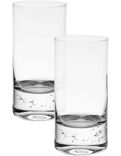 Willie High Ball Glass Set 2Piece in Clear