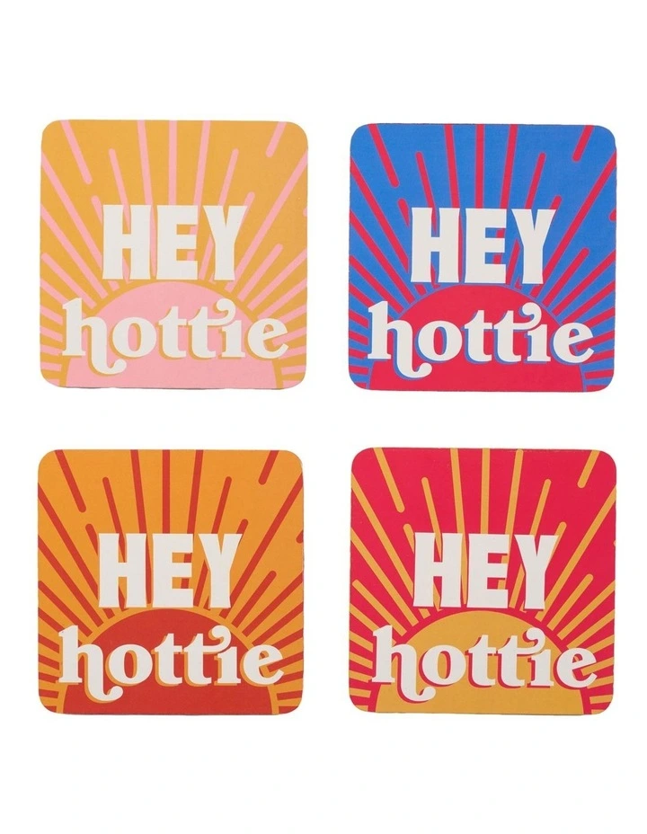 Sunnie Coasters 4 Pack in Hey Hottie image 2