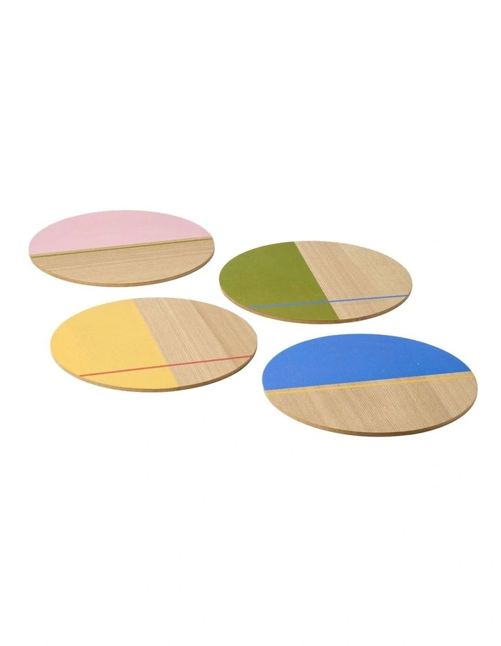 Sunnie Round Placemats 4 Pack in Half Dipped image 3