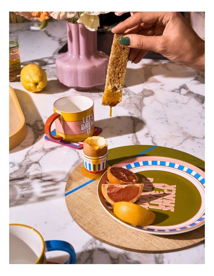 Sunnie Round Placemats 4 Pack in Half Dipped image 5