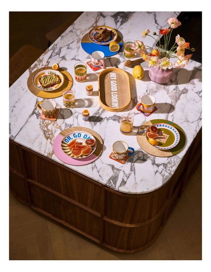 Sunnie Round Placemats 4 Pack in Half Dipped image 6