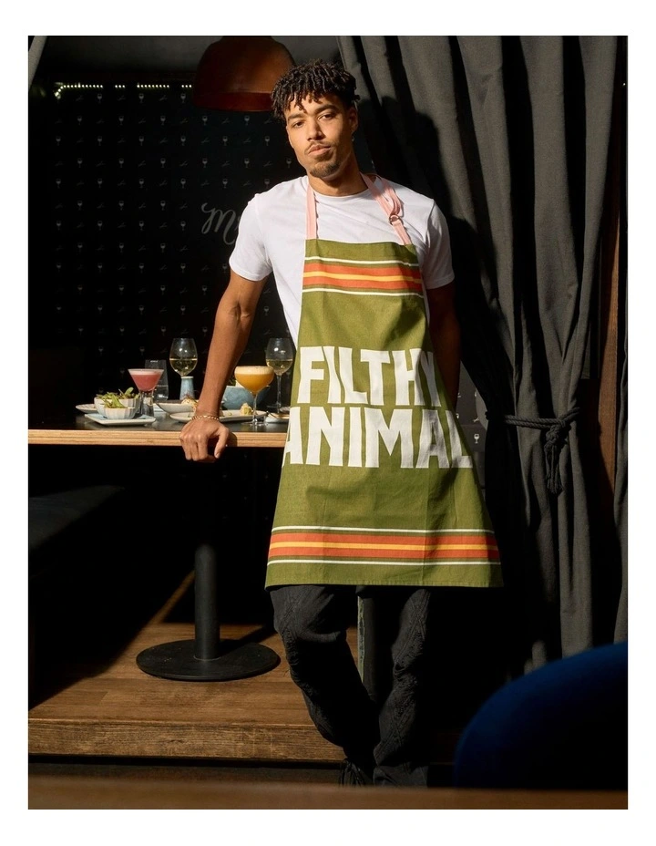 Sunnie You Filthy Animal Apron in Multi image 2
