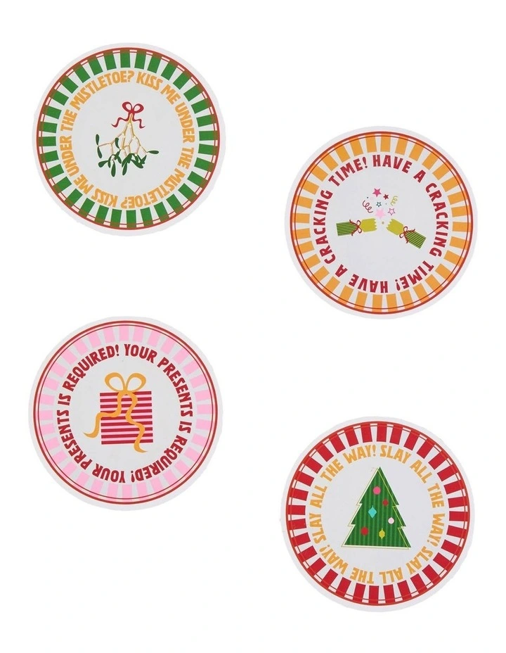 Jollie Coasters 4 Pack in Multi image 1
