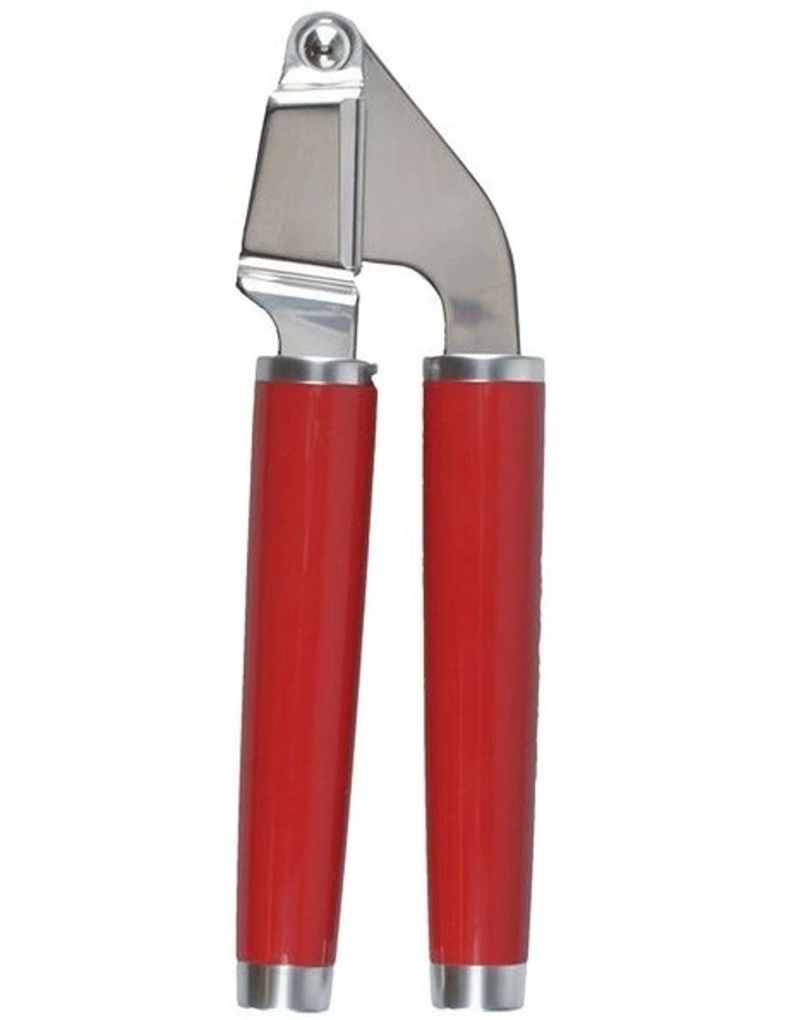 Classic Garlic Press in Red image 2