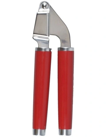 Classic Garlic Press in Red