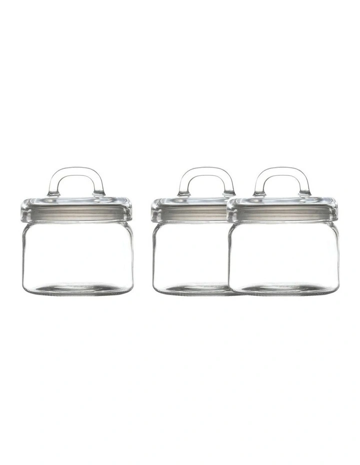 Refresh Canister Set 750ml 3 Piece in Clear image 1