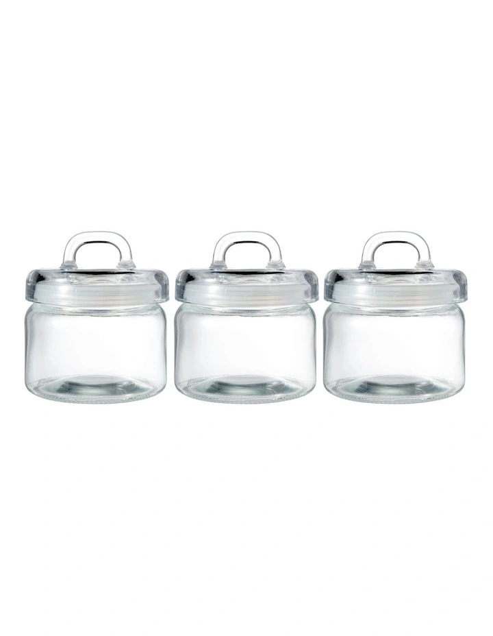 Refresh Canister Set 750ml 3 Piece in Clear image 1