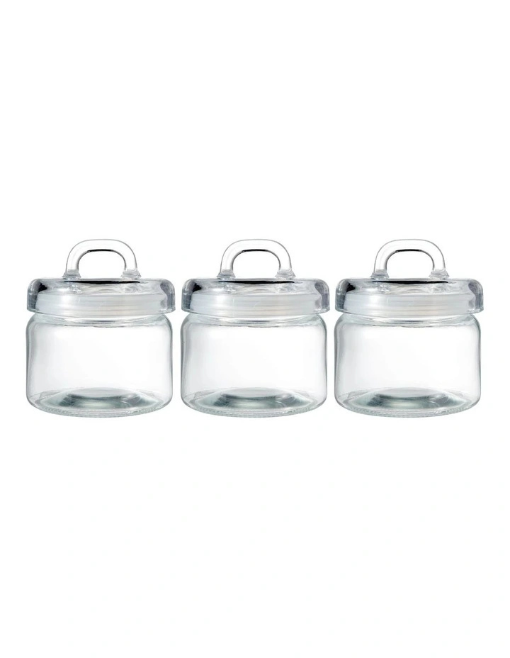 Refresh Canister Set 750ml 3 Piece in Clear image 1