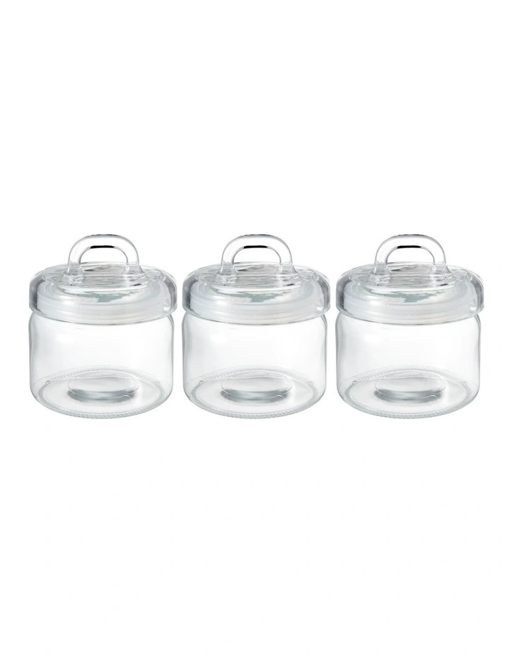 Refresh Canister Set 750ml 3 Piece in Clear image 2
