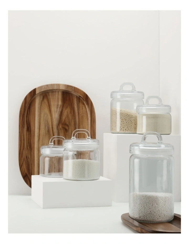 Refresh Canister Set 750ml 3 Piece in Clear image 4