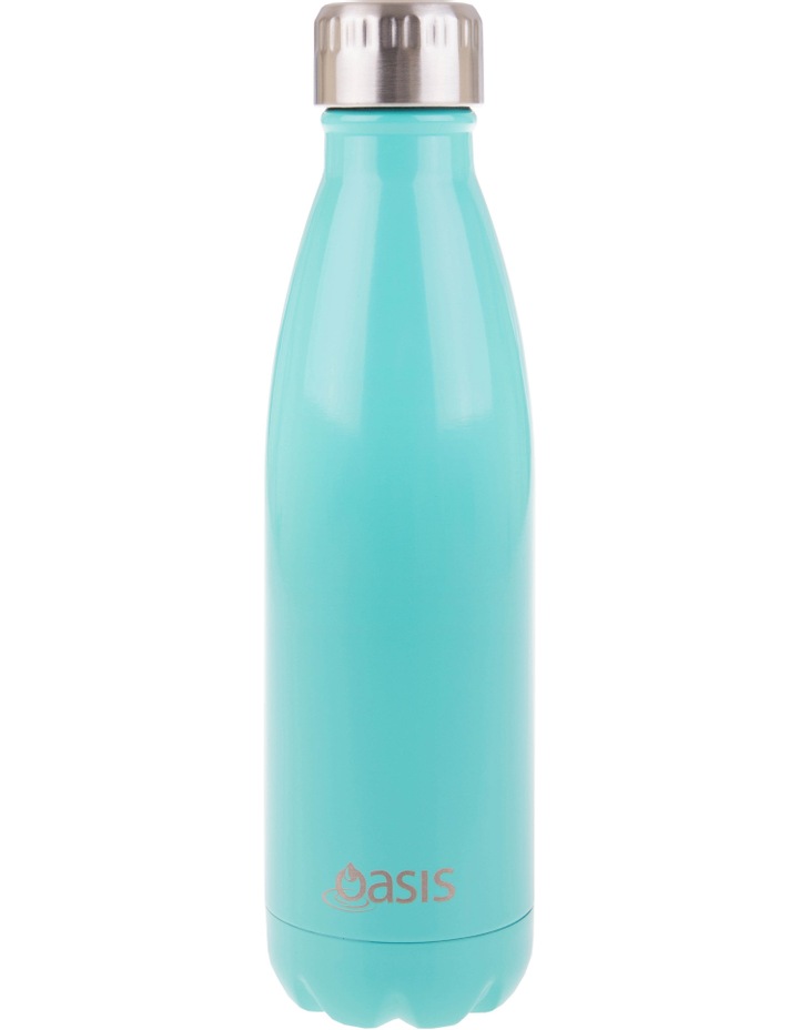 Oasis Stainless Steel Double Wall Insulated Drink Bottle 500ml Spearmint