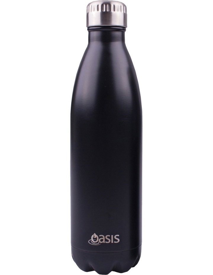 Oasis Double Wall Insulated Drink Bottle 750ml Matte Black