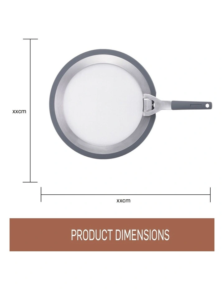 Universal 24/32cm Splatter Guard in Stainless Steel image 7