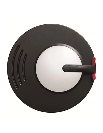 Multi Lid with Glass Window 24-30cm in Black