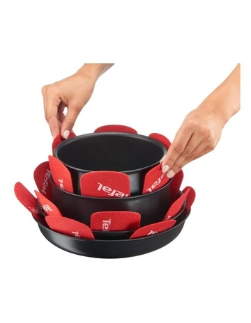 Ingenio Accessory Cookware Protectors set of 4 in Red