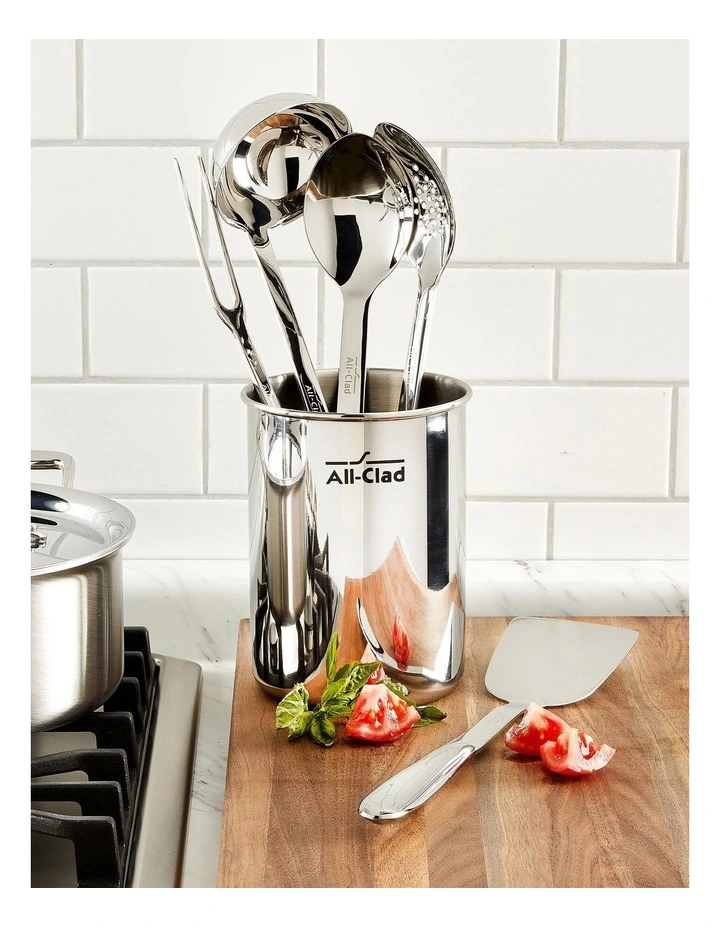 Stainless Steel Tool Set in Silver image 3