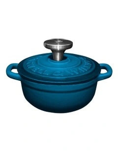 Cast Iron Cocotte 9.5cm 260ml in Midnight Blue