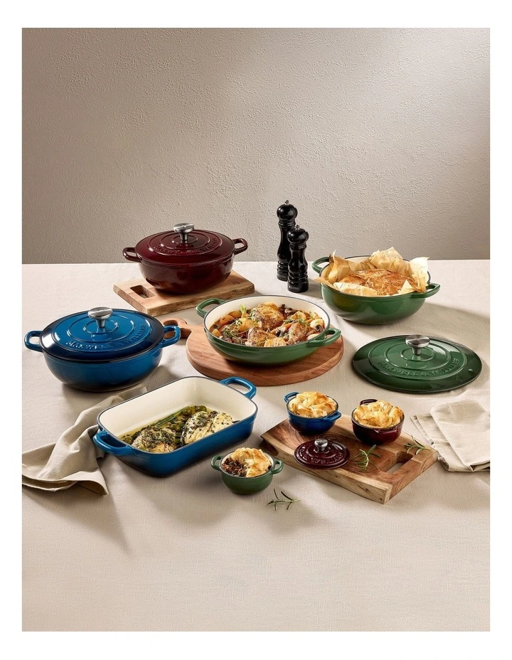 Cast Iron Cocotte 9.5cm 260ml in Midnight Blue image 6