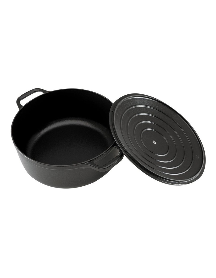 Chasseur Round French Oven 20cm 2.5 Litre in Matte Black | MYER