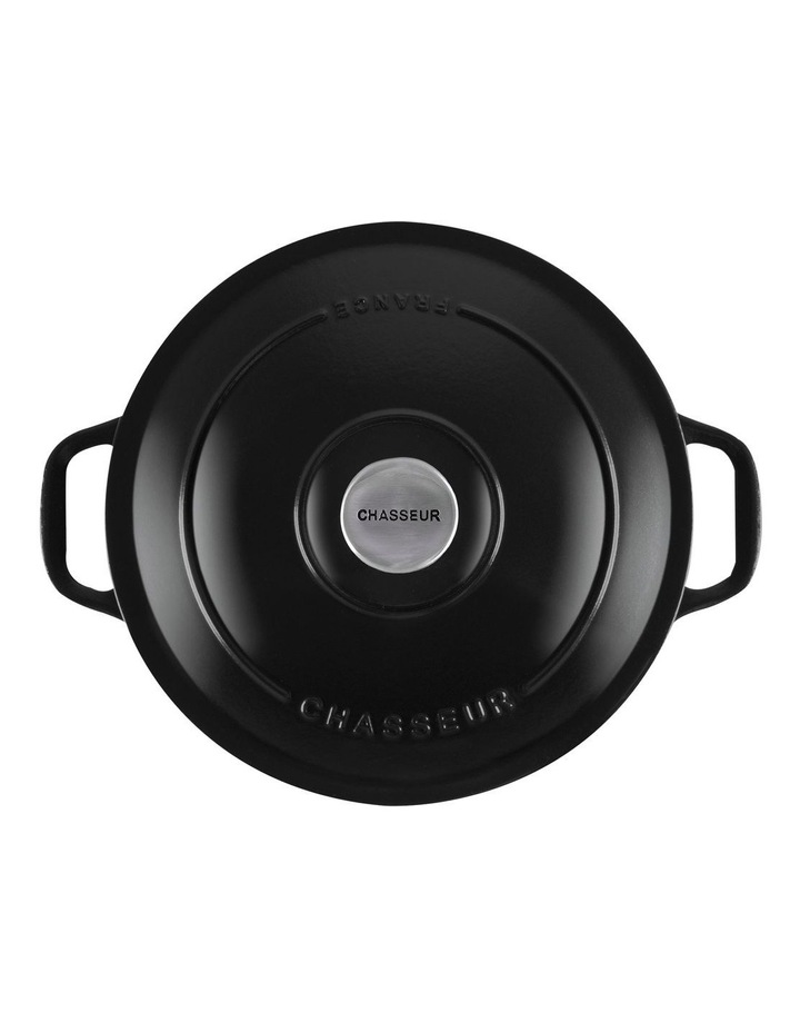 Chasseur Round French Oven 26cm 5Litre in Matte Black | MYER