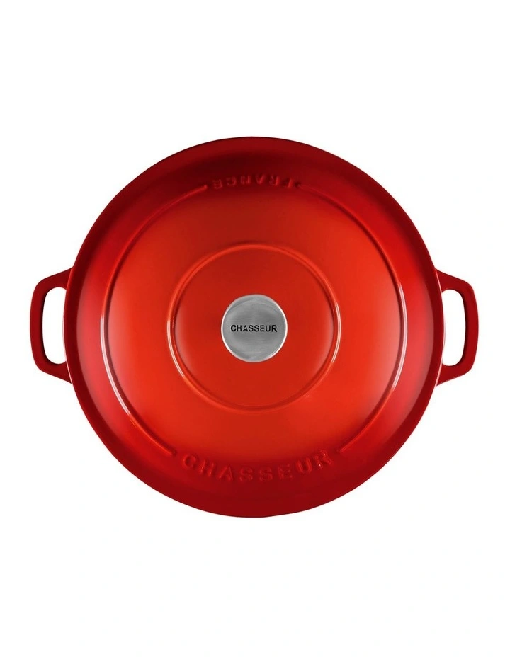 Low Round Casserole 30cm/2.5L in Red image 2