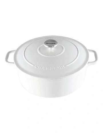 Round French Oven 24cm/4 L in Brilliant White