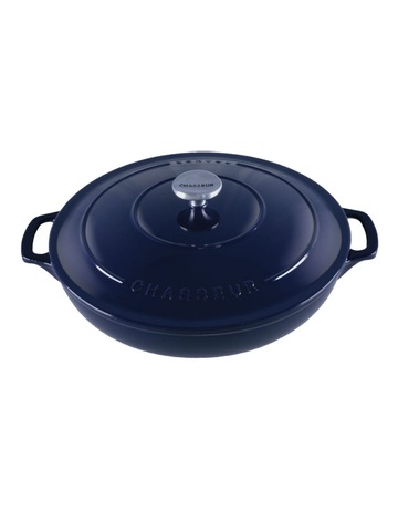 Low Round Casserole 30cm/2.5 L in French Blue