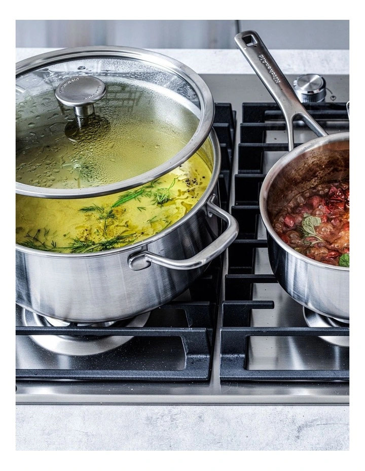 Triply Stainless Steel Casserole 24cm/4.91L in Silver image 2