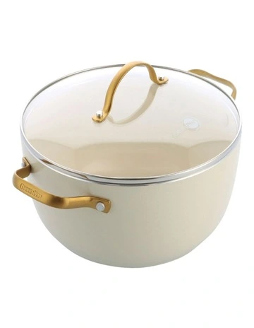 Padova Casserole 24cm/4.71L PFAS-free ceramic non-stick in Cream