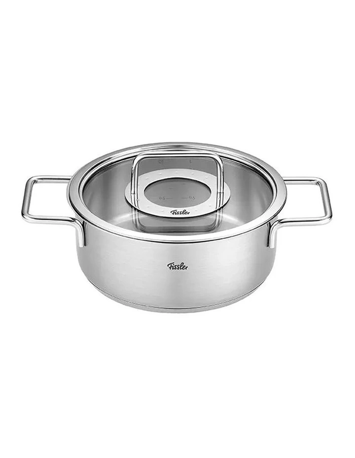 Fissler Pure Casserole with Glass Lid 20cm/2.4L SS | MYER
