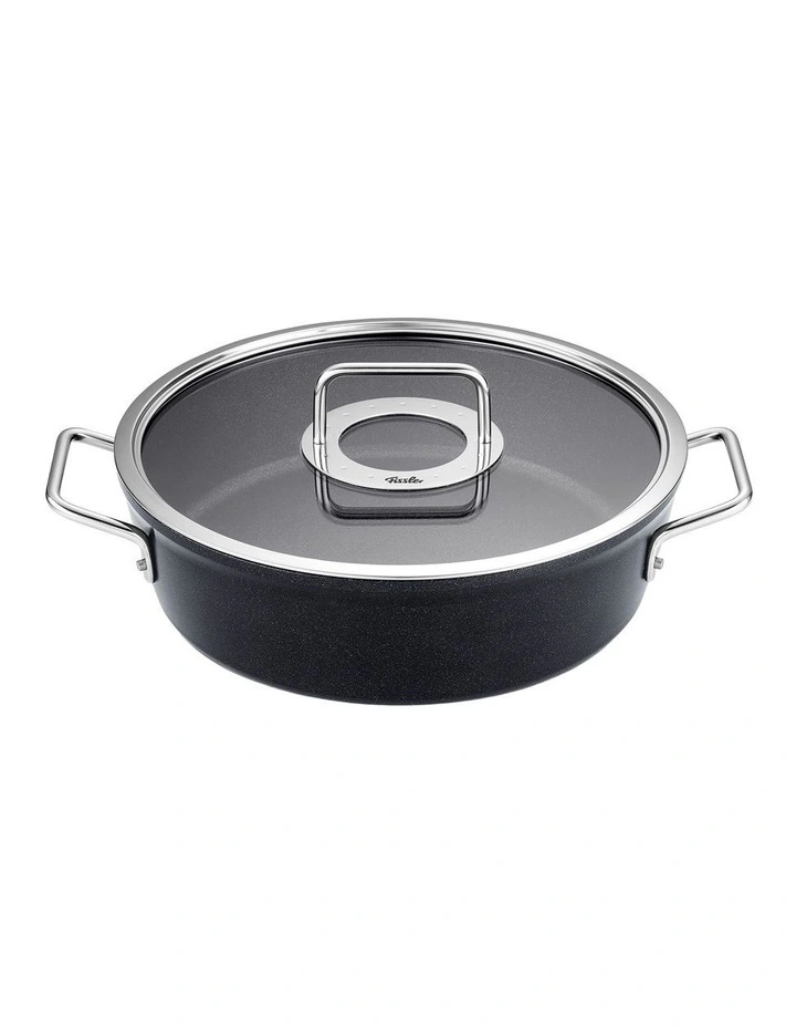 Casserole With Glass Lid 28cm in Grey image 2