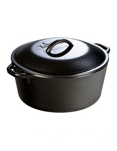 Cast Iron Dutch Oven 5L in Black