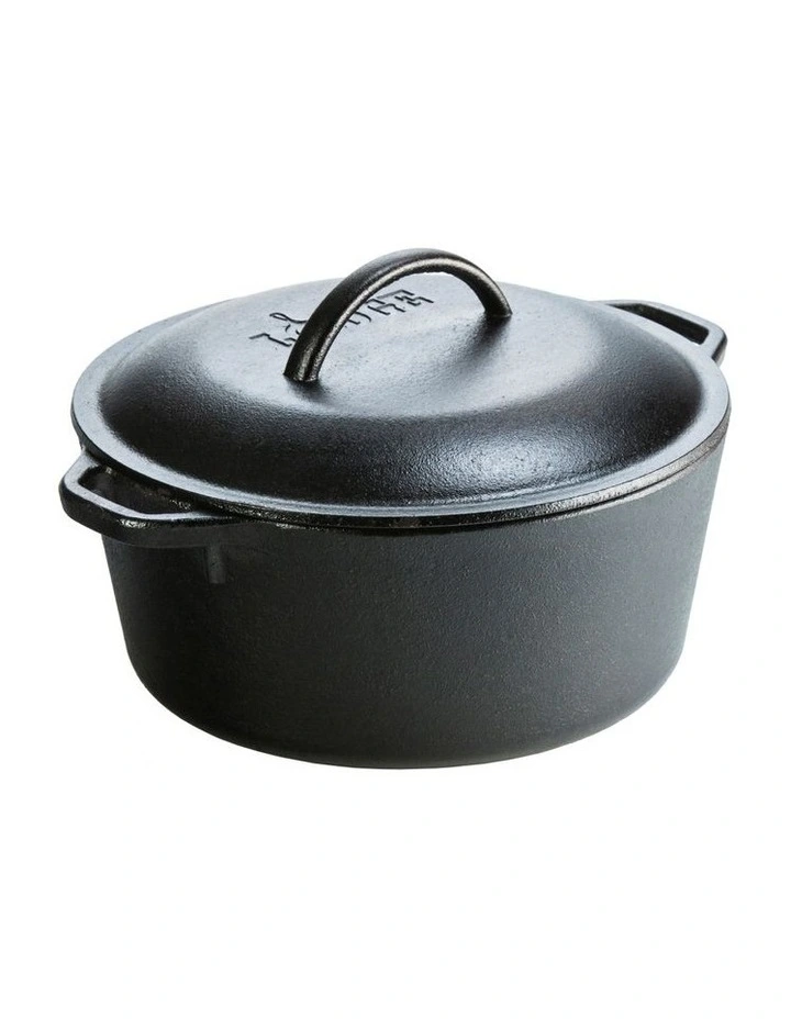 Cast Iron Dutch Oven 5L in Black image 2