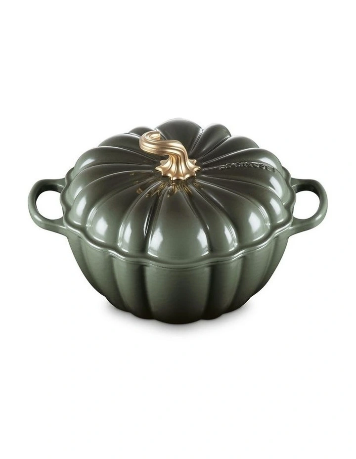 Pumpkin Cast Iron Cocotte 24cm Thyme image 3
