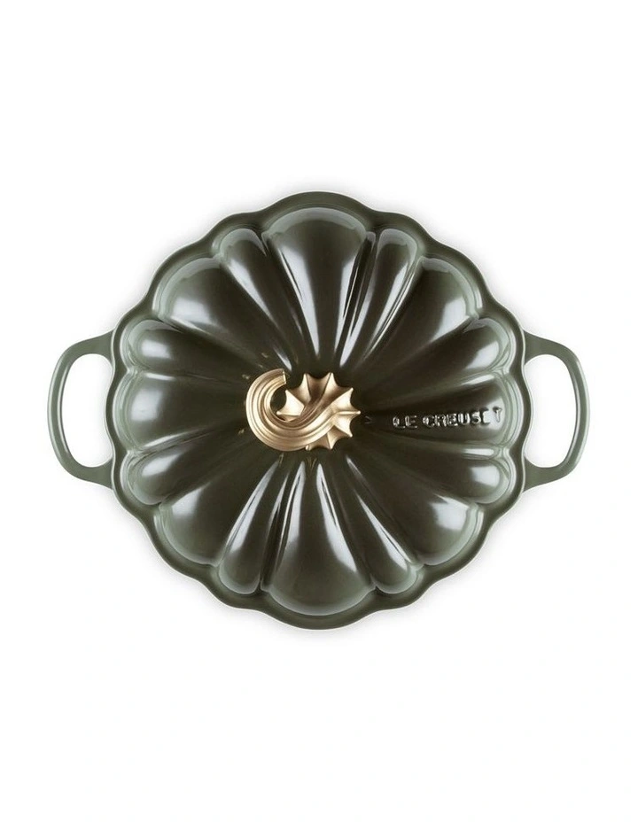 Pumpkin Cast Iron Cocotte 24cm Thyme image 4