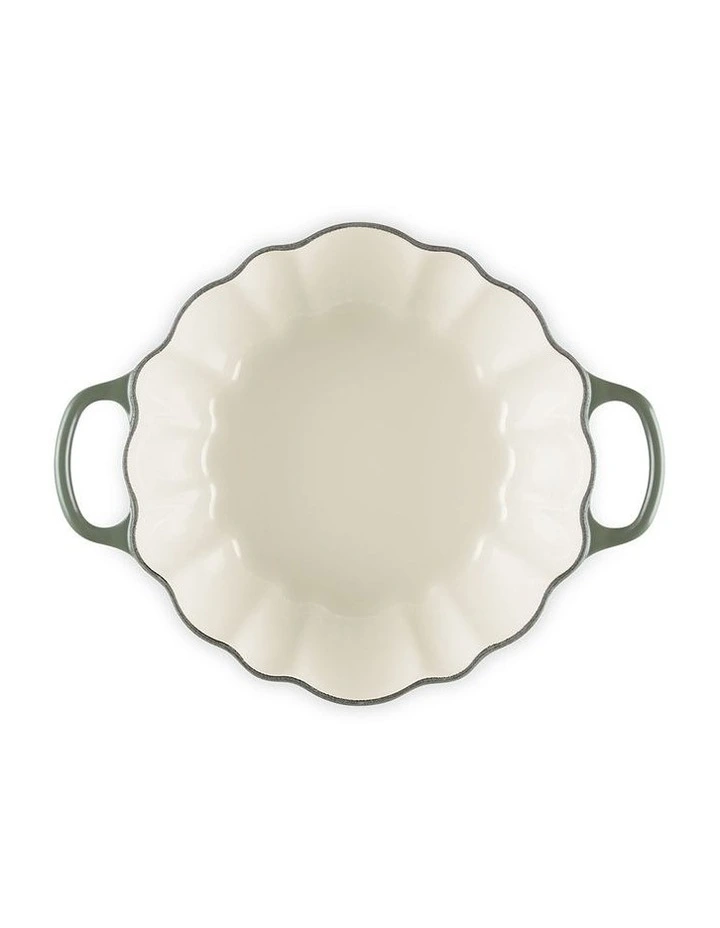 Pumpkin Cast Iron Cocotte 24cm Thyme image 5