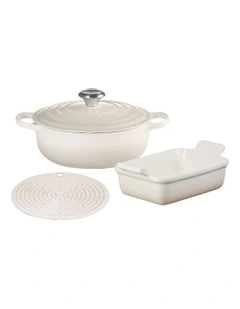 Starter 3 Piece Set in Meringue