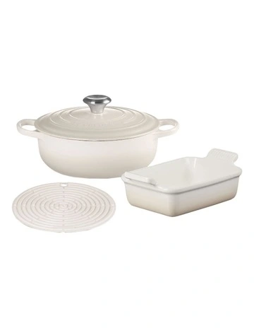 Starter 3 Piece Set in Meringue