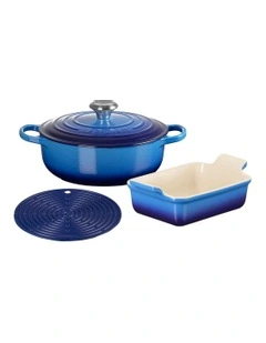 Starter Set 3 Piece in Azure Blue