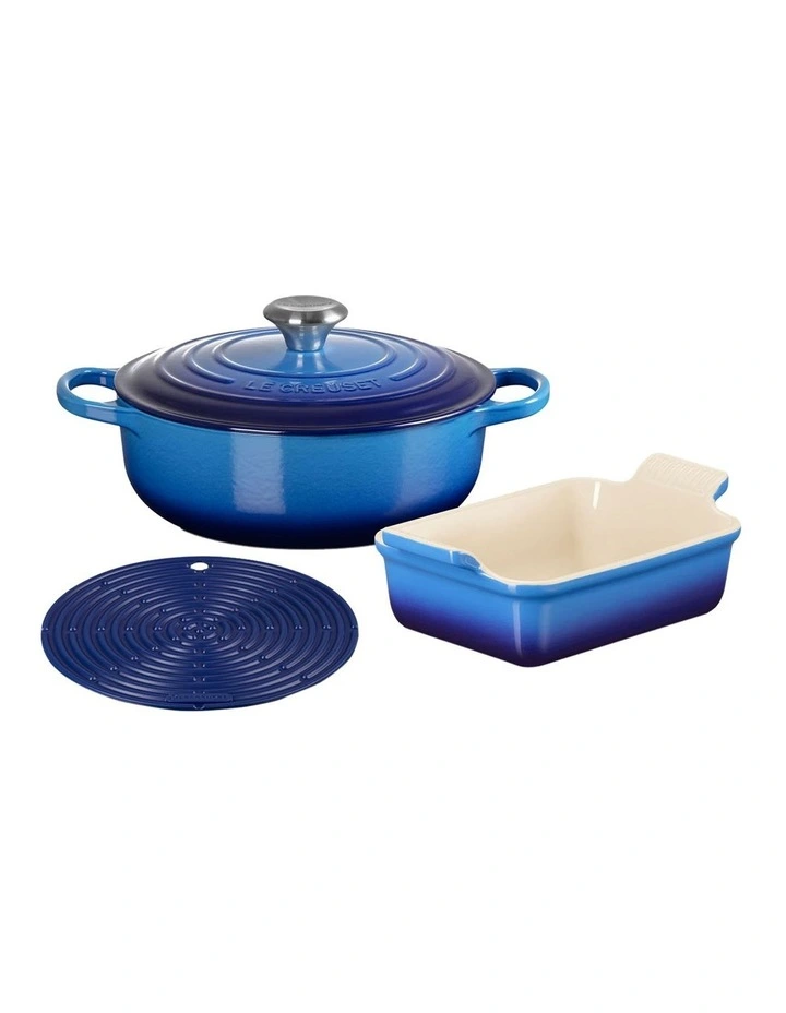 Starter Set 3 Piece in Azure Blue image 1