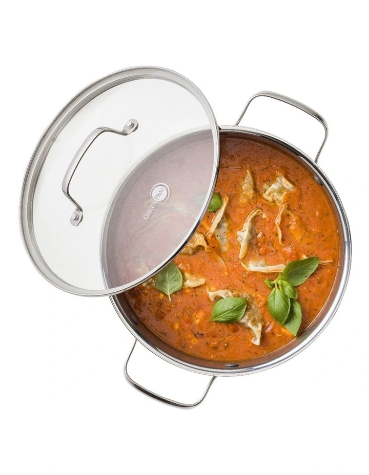 APEX Covered Casserole 24cm/4.91L PFAS-free ceramic non-stick image 3