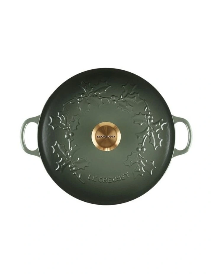 Chef's Oven Holly Gold Knob 26cm in Thyme image 2