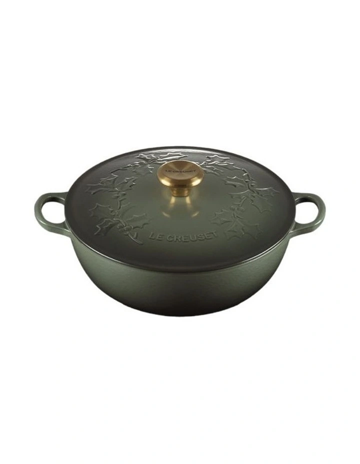 Chef's Oven Holly Gold Knob 26cm in Thyme image 4