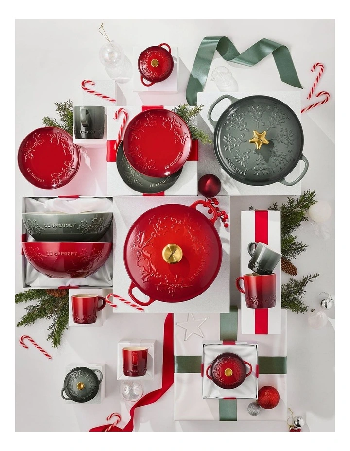 Chef's Oven Holly Gold Knob 26cm in Thyme image 6