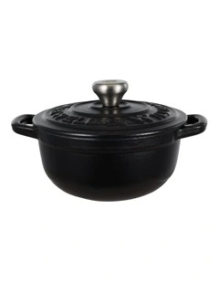 Cast Iron Cocotte 9.5cm/260ml in Black