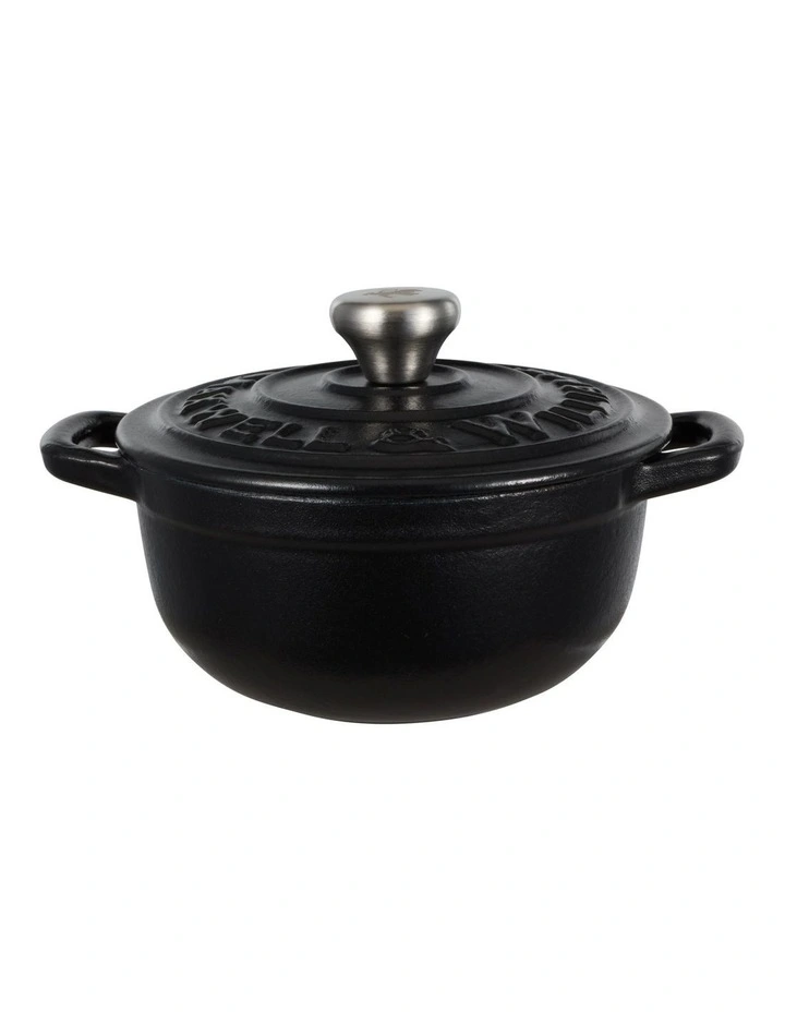 Cast Iron Cocotte 9.5cm/260ml in Black image 1