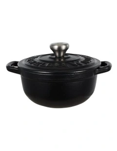 Cast Iron Cocotte 9.5cm/260ml in Black