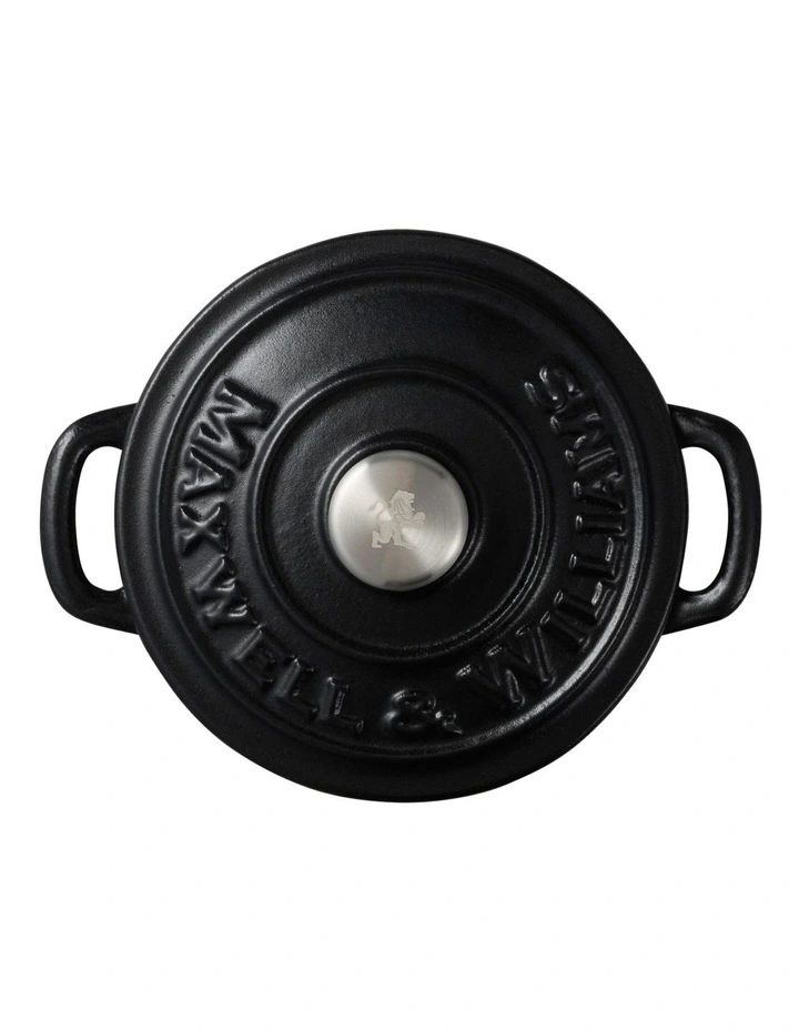 Cast Iron Cocotte 9.5cm/260ml in Black image 3